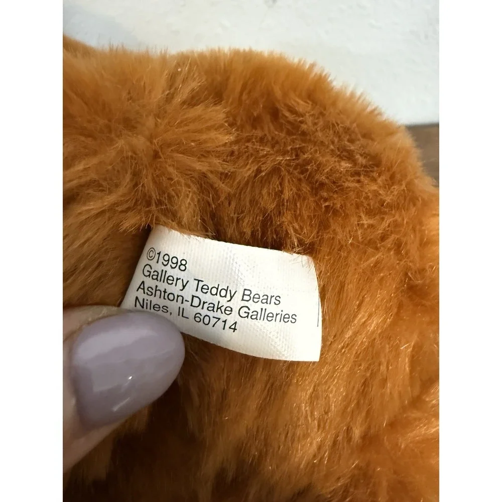 1997 Gallery Teddy Bears Ashton Drake Paddy O`Cinnamon -THE CINNAMON BEAR. - Picture 3 of 7